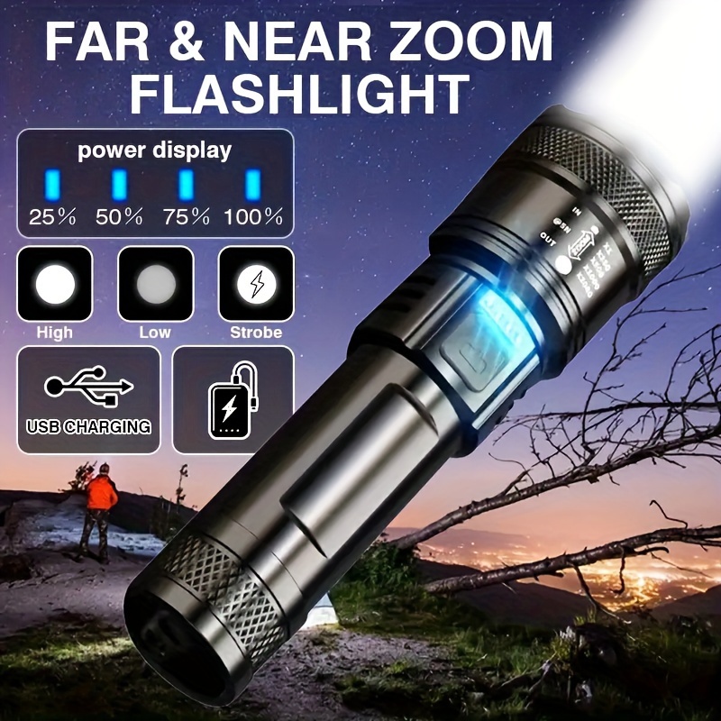 High Power USB Rechargeable Tactical Torch